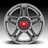 Fuel SFJ D764 Gunmetal Custom Truck Wheels Rims 4